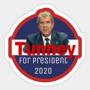 Tunney for President Sticker